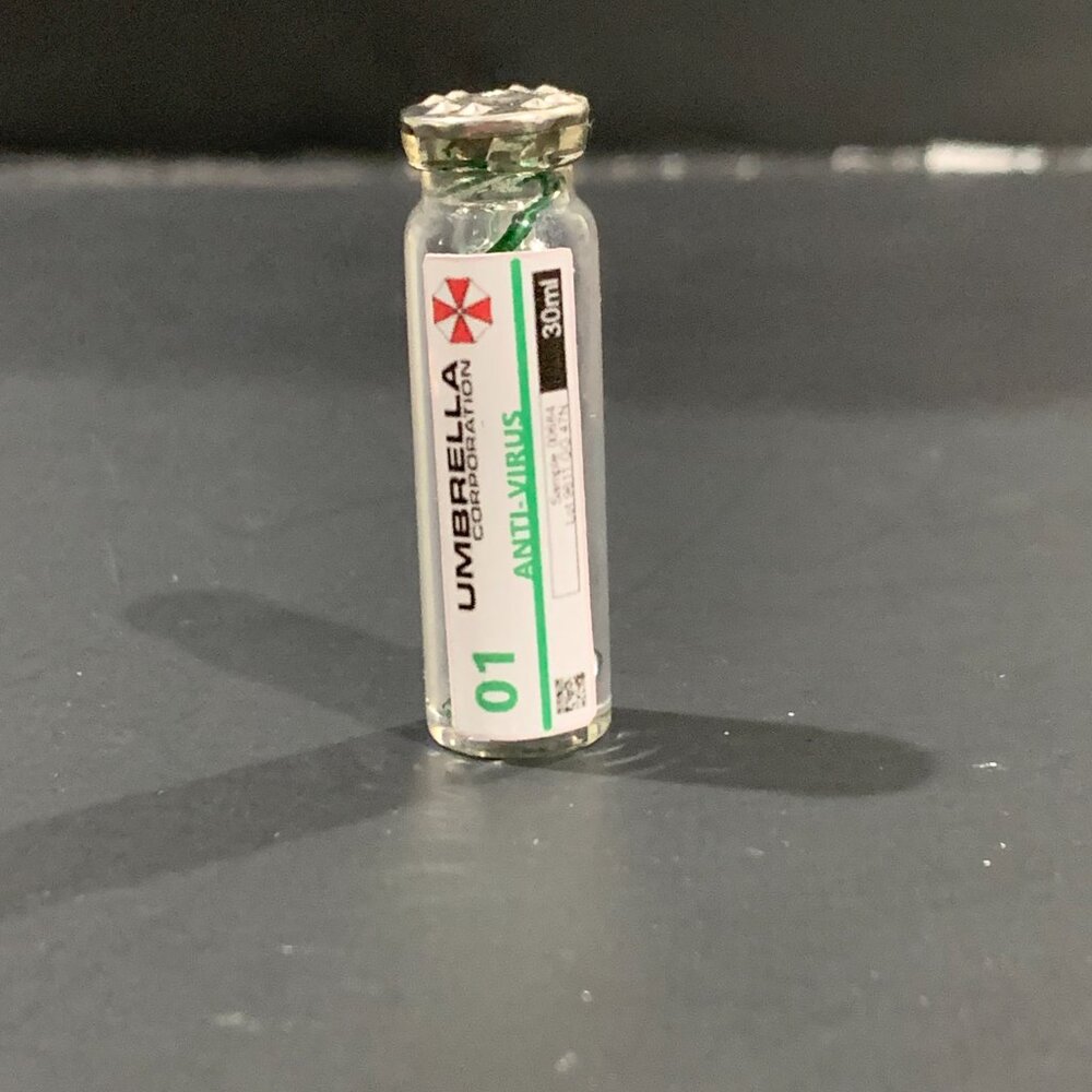 Resident Evil - ANTI-VIRUS Vial - 1.25inches - Picture 2 of 7